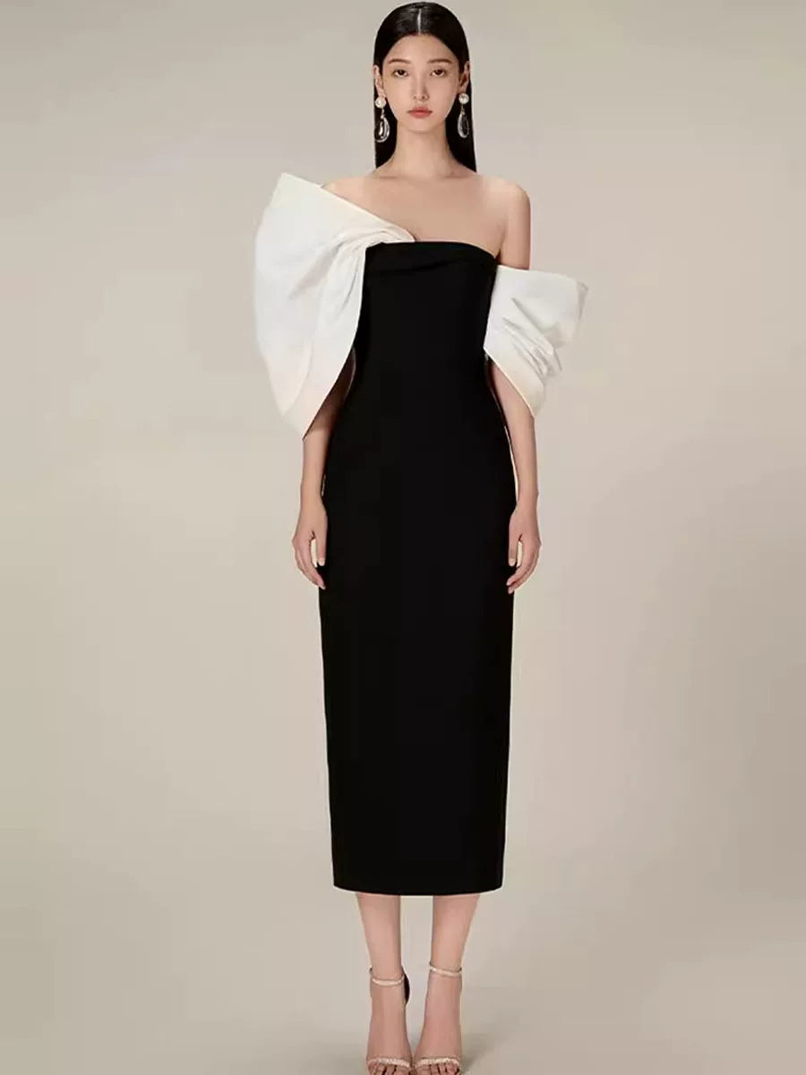 Women's Bodycon Maxi Slimming Elegant Evening Dress Formal Midi Dress Party Dress Formal Party Wedding Guest Dress
