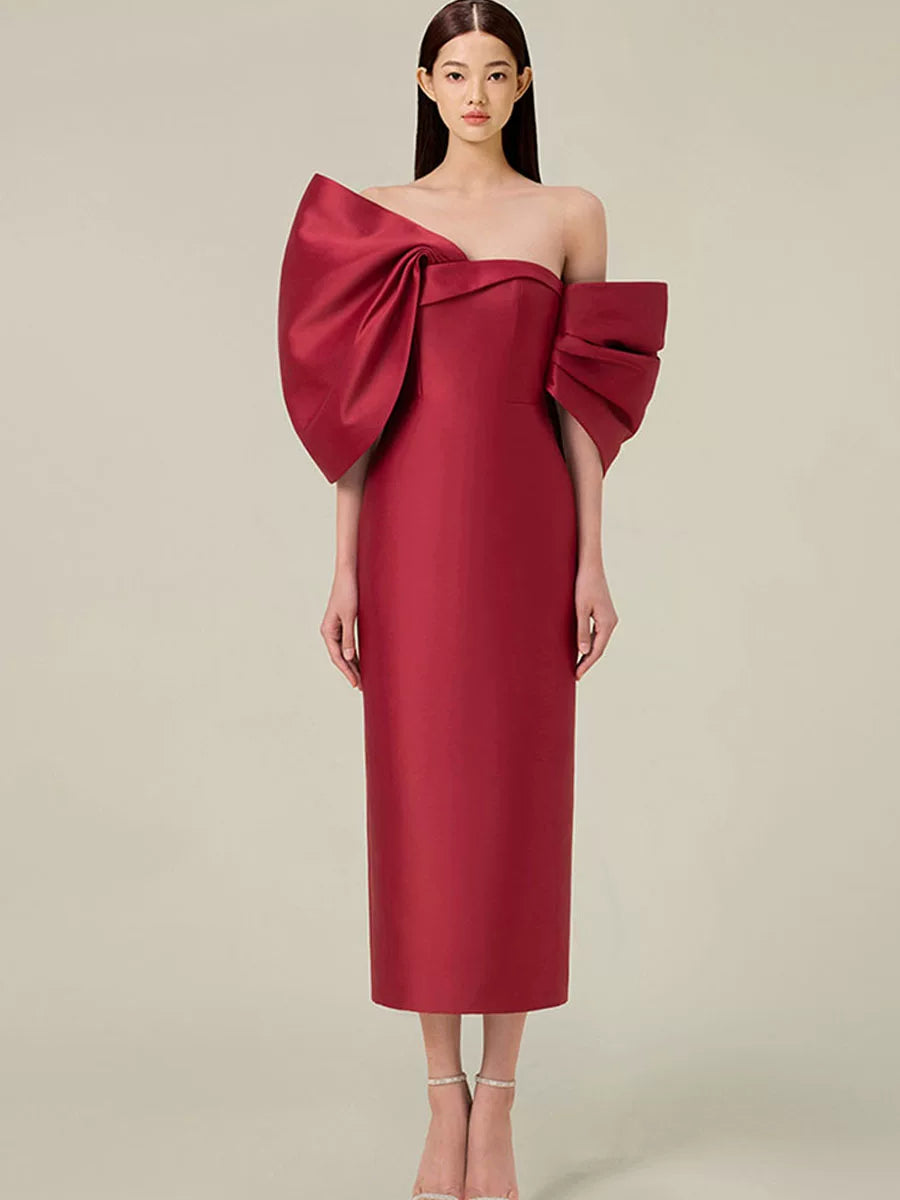 Women's Bodycon Maxi Slimming Elegant Evening Dress Formal Midi Dress Party Dress Formal Party Wedding Guest Dress