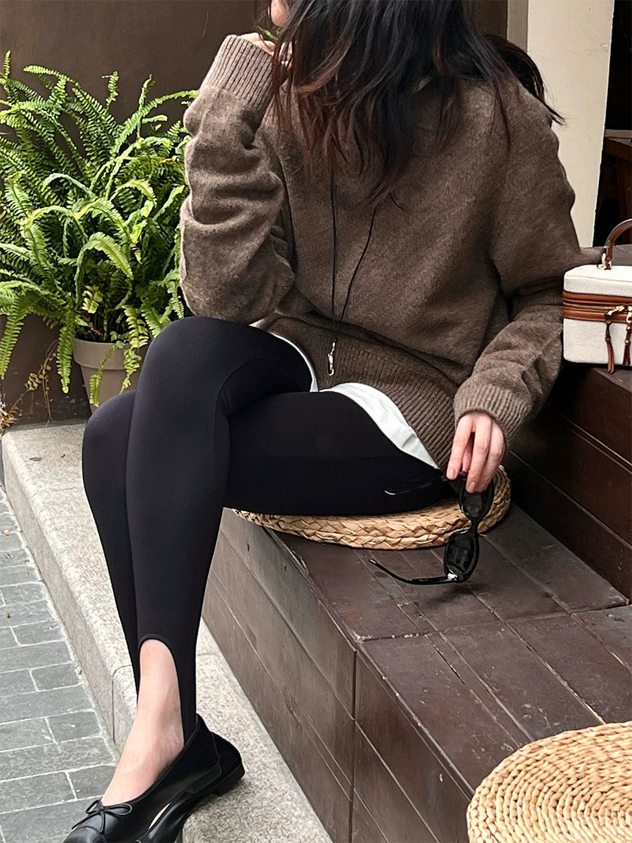 Women's Wool Fall Winter Outdoor Sweater Knit Pullover Top for Casual Outfits Spring Travel Office Everyday Date Night