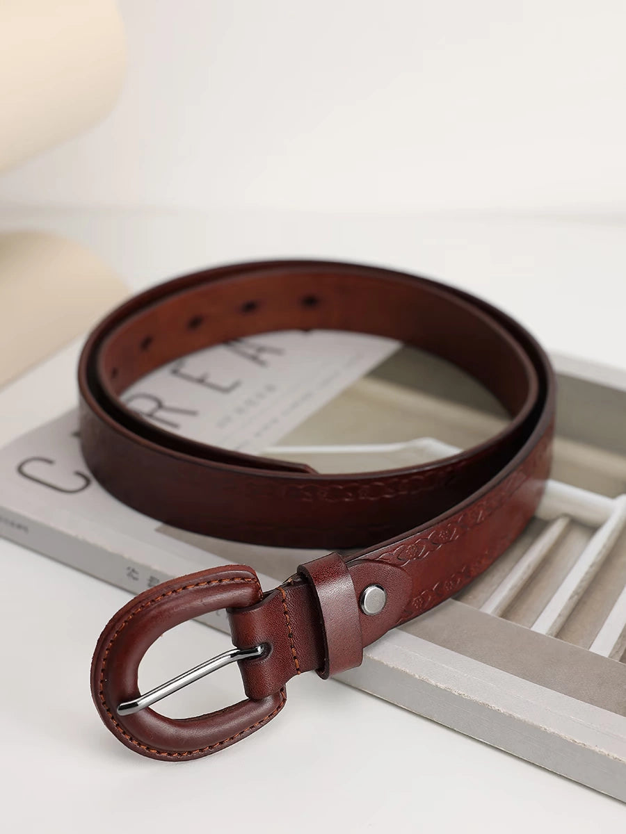 Women's American-style Fall Winter Jeans Belt Retro Waist for Date Night Gift Party Designer Office Everyday