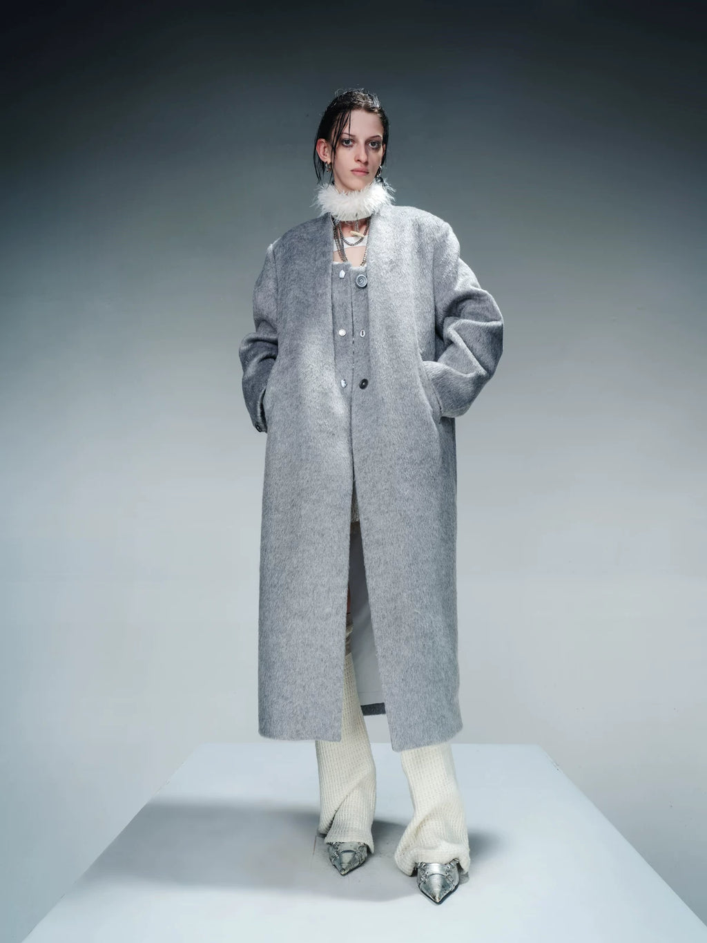 Women's Longline Midi Winter Coat for Fall Layering Travel Office Everyday Wear Seasonal Look Holiday Date Night