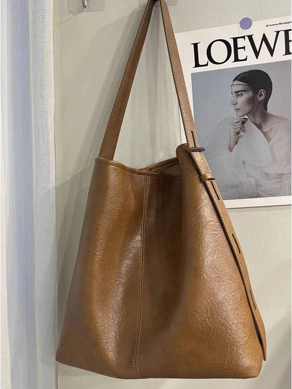 Women's Large-Capacity Fall Winter Tote Bag Shoulder Crossbody Purse Work and Travel Office