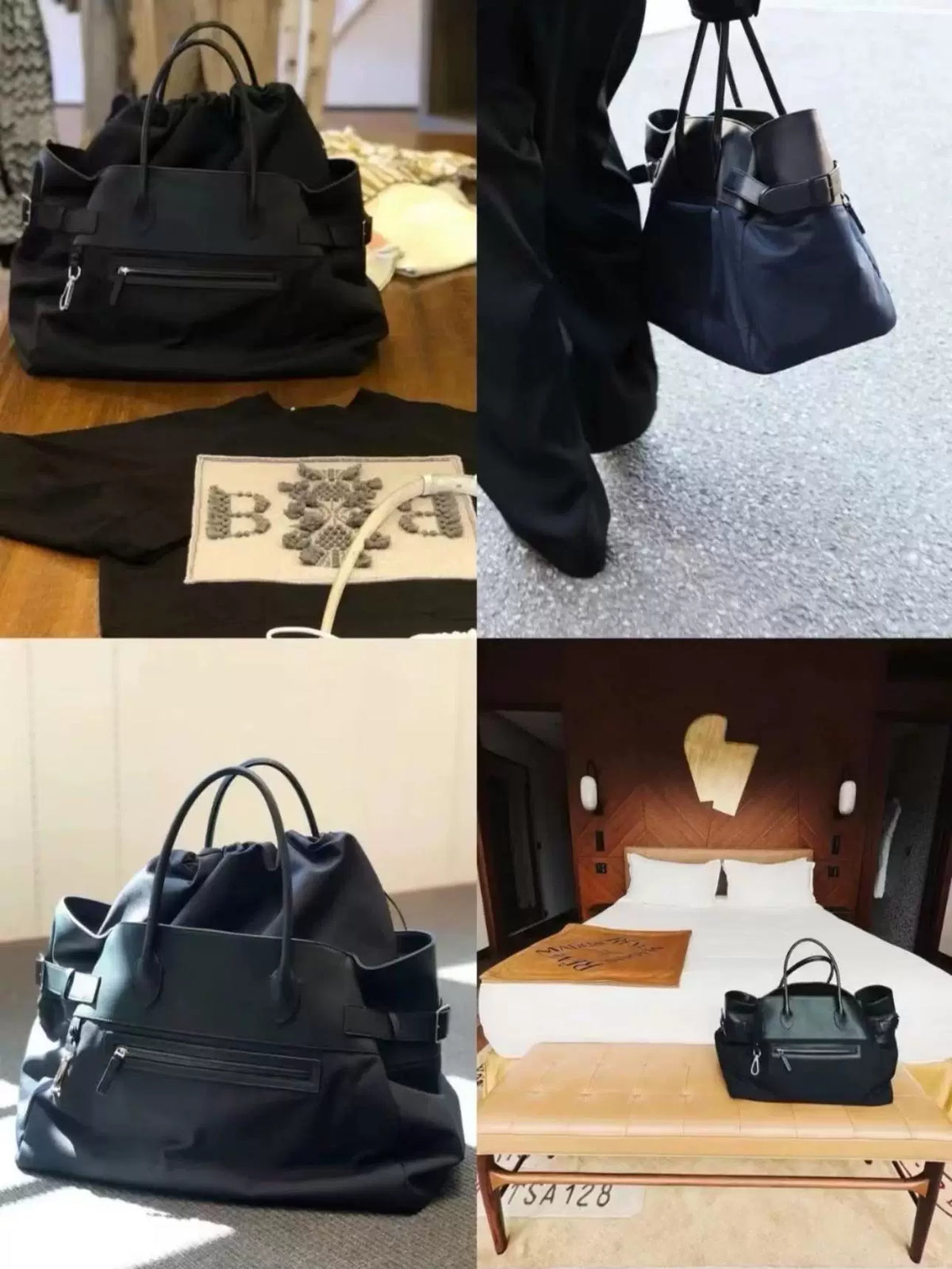 Women's Nylon Oxford Canvas Office Workwear Tote Bag Shoulder Crossbody Purse Work Travel Everyday Purse