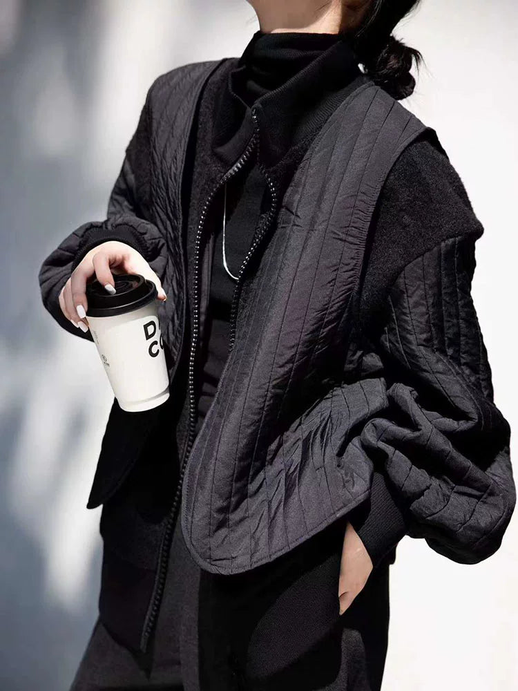 Women's Turtleneck Fall Winter Black Casual Three-Piece Set Outfit for Office Workwear Wedding Guest Business Travel Weekend At Home