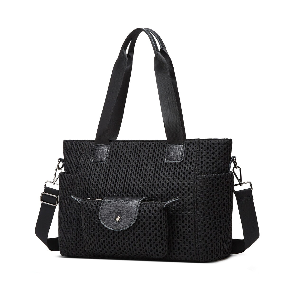 Women's Large-Capacity Minimalist Tote Bag Shoulder Crossbody Purse Work and Travel Office