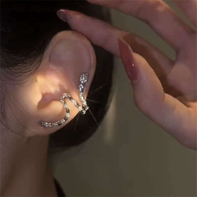 Crystal ear cuffs by Yoshan, detail view 10