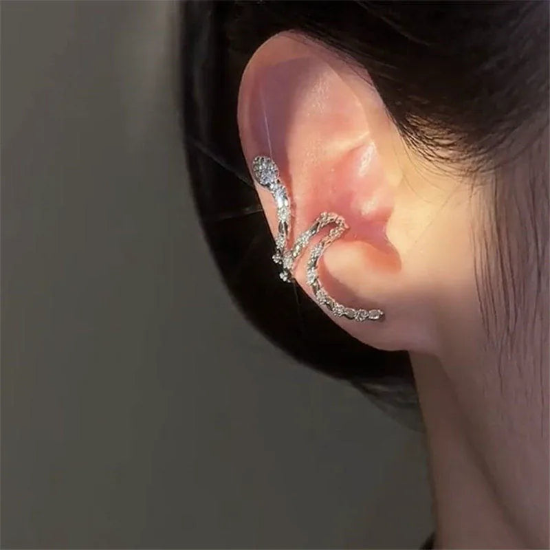 Crystal ear cuffs by Yoshan, detail view 6