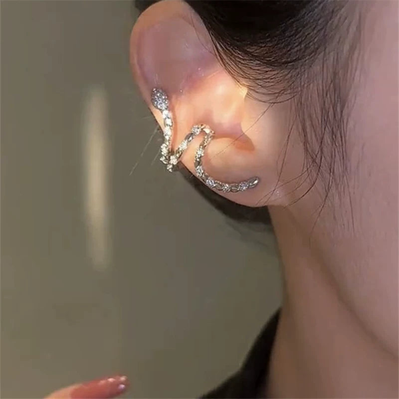 Crystal ear cuffs by Yoshan, detail view 7
