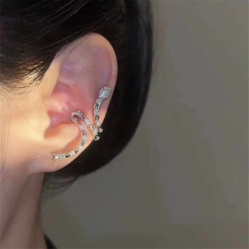 Crystal ear cuffs by Yoshan, detail view 8