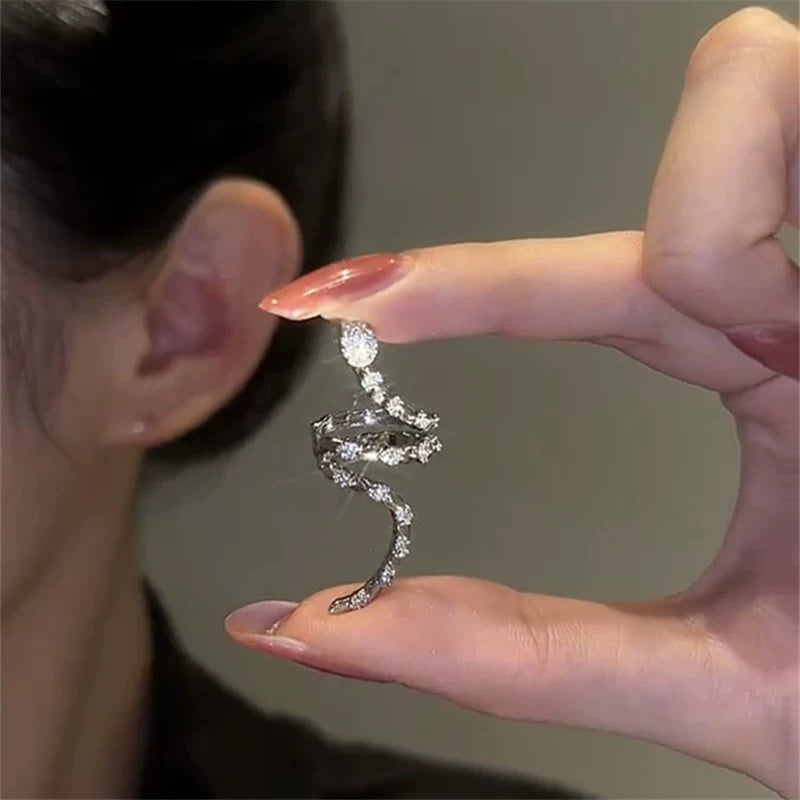 Crystal ear cuffs by Yoshan, detail view 9