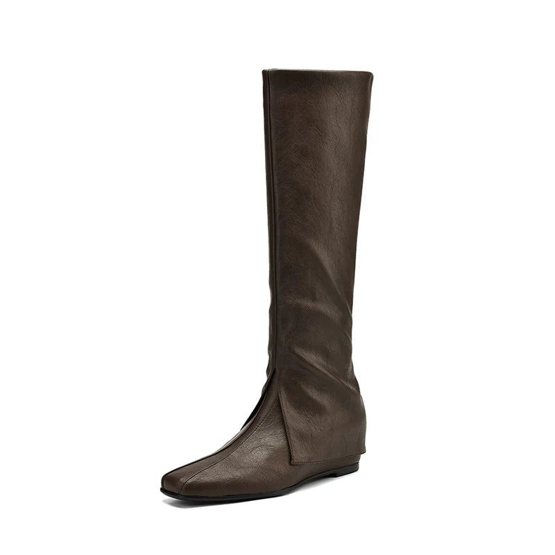Dark Brown unlined / EU 34