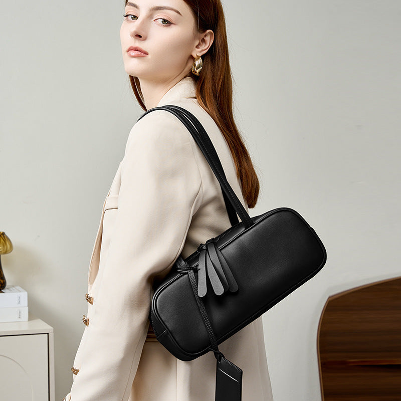 Women's Commute Office Leather Workwear Boston Bag Hobo for Everyday Use Travel Premium