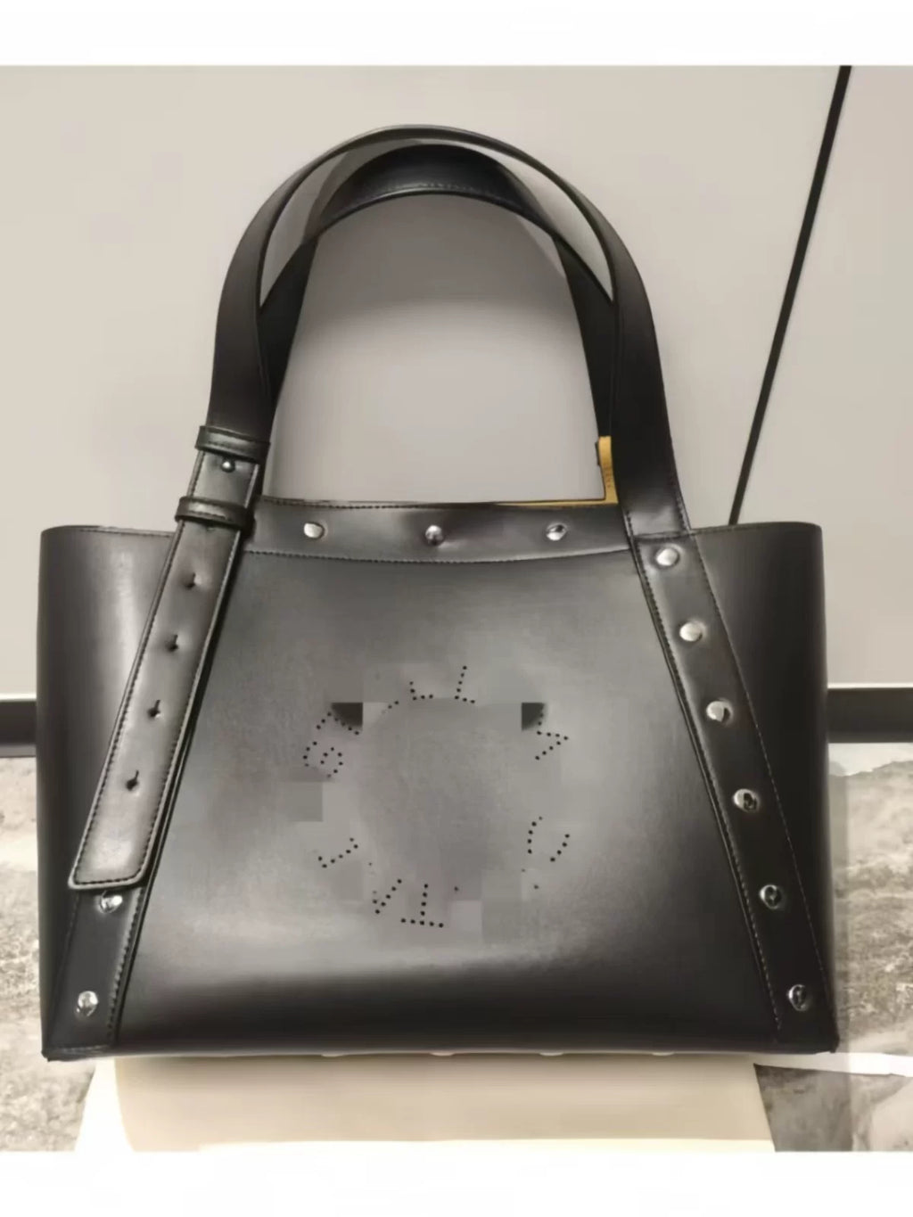 Women's Large-Capacity Studded Office Workwear Handbag Shoulder Crossbody Purse for Work and Travel School Everyday Date Night Holiday Gift