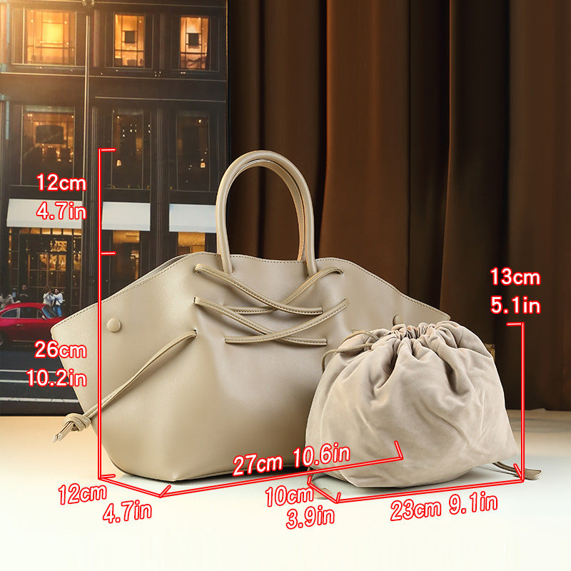 Women's Large-capacity Minimalist Commute Office Workwear Casual Tote Bag Shoulder Crossbody Purse Versatile Work and Travel School