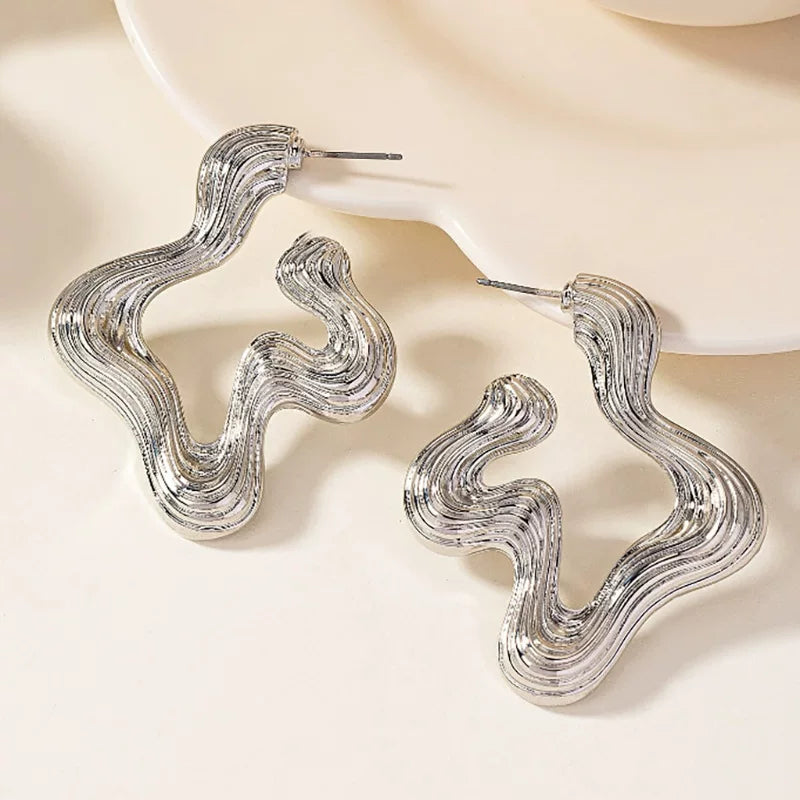 Statement drop earrings by Yoshan, detail view 6