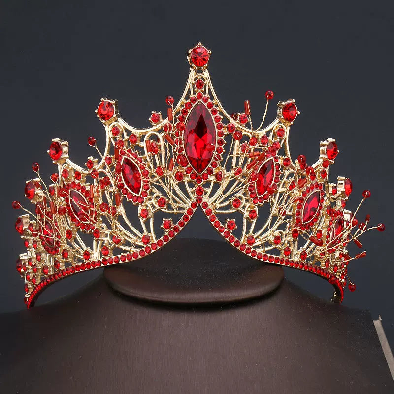 Red crystal jewelry by Yoshan