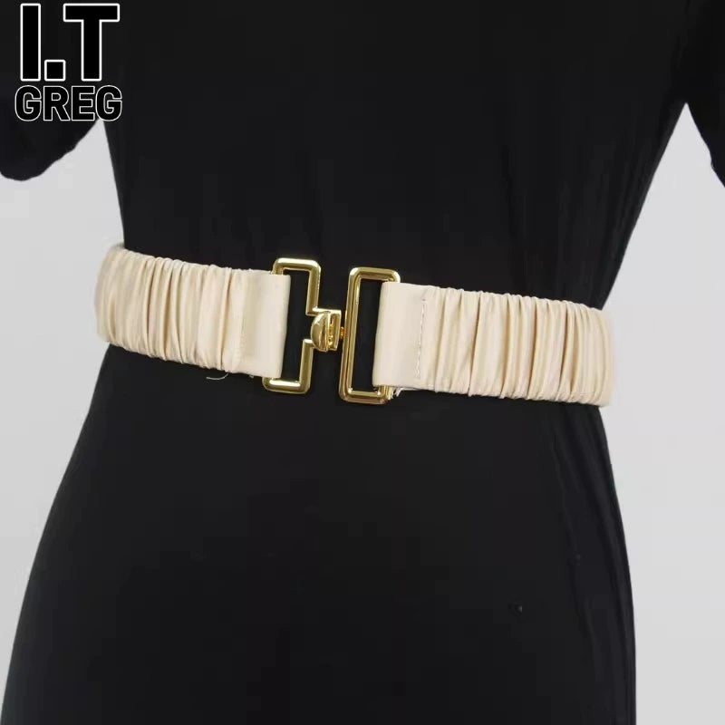Women's Stretch Waist-Defining Slim-Waist-Cinching Retro Everyday Jeans Belt for Date Night Gift Party Office Vacation