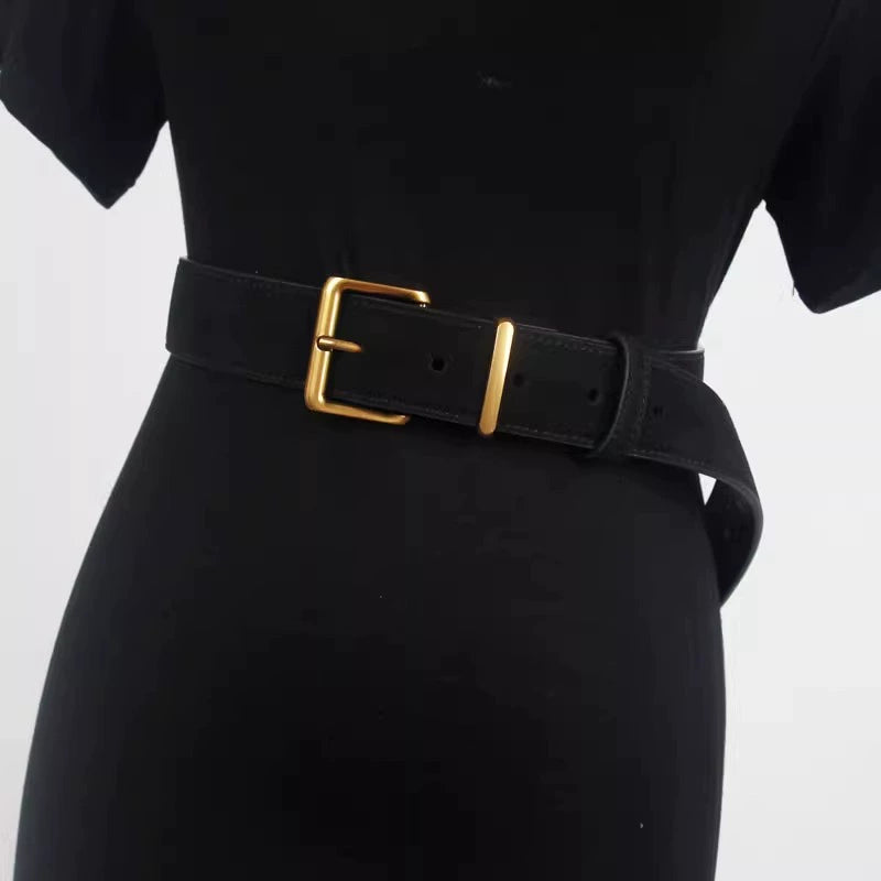 Women's Frosted Suede-look Coat Belt Brown-tone Waist Gift Party Office Everyday Wear