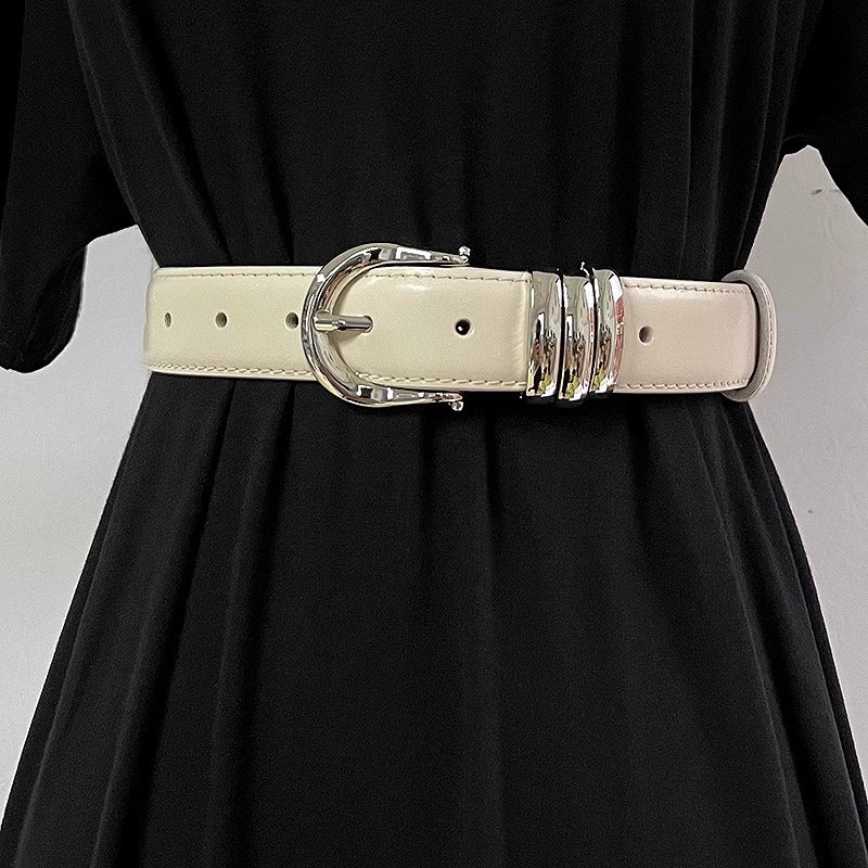 Women's Metal Everyday Jeans Belt for Date Night Gift Party Wear Premium Designer Office Vacation