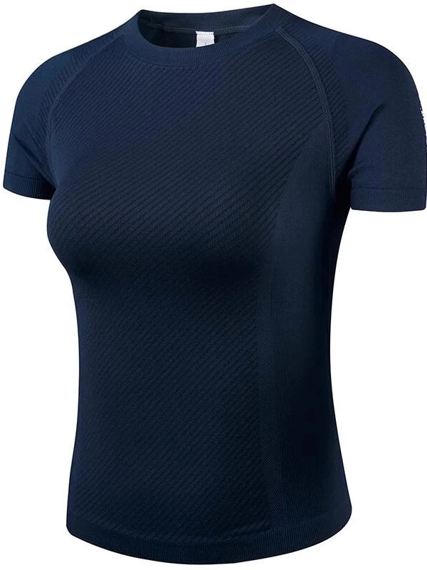 Women's Breathable Cropped Yoga Top Stretch Training Gym Top Leggings for Date Night Travel Everyday Weekend Holiday Party