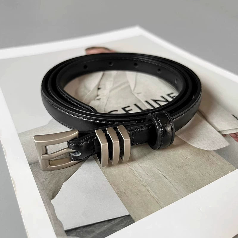 Women's Wide Leather Retro Waist Belt for Date Night Gift Party Versatile Designer Office Everyday