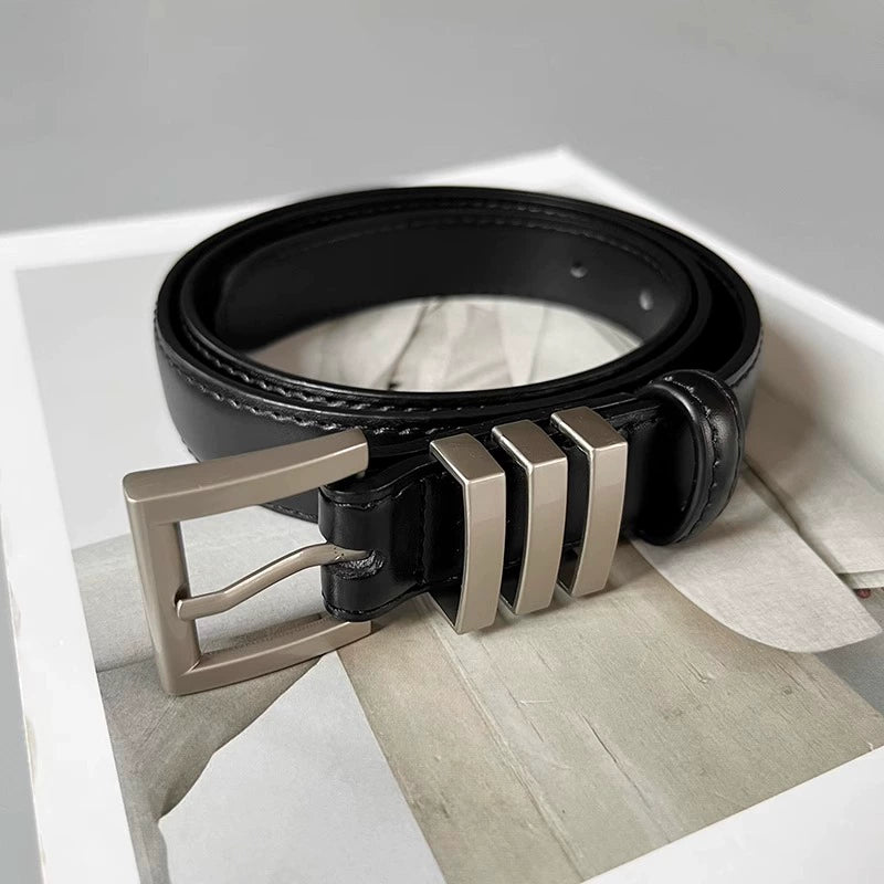 Women's Wide Leather Retro Waist Belt for Date Night Gift Party Versatile Designer Office Everyday