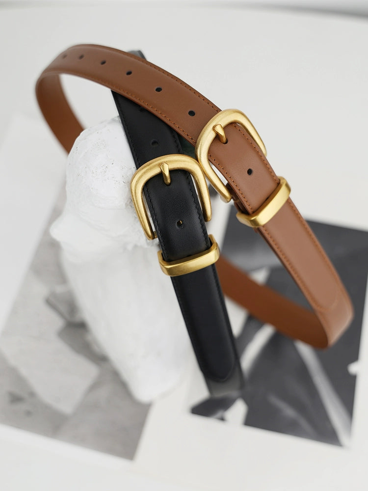 Women's Commute Office Leather Jeans Belt Workwear Waist for Date Night Gift Party Versatile Designer Everyday Vacation