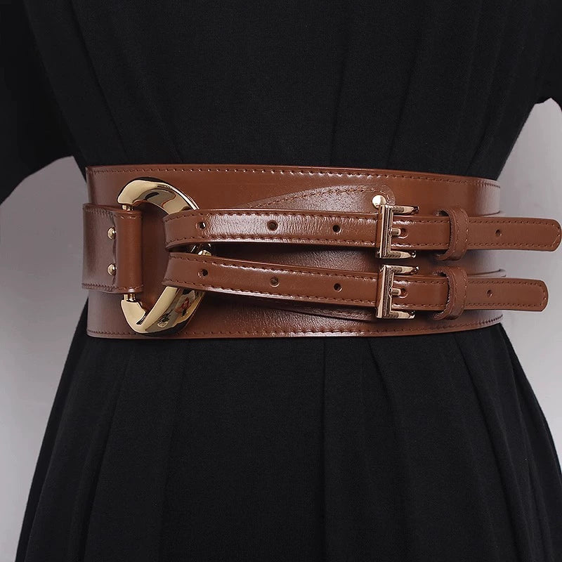 Women's Waist-defining Slim-fit Leather Asymmetric Blazer Belt Blazer Dress Office Workwear Dress Slimming Business Casual Date Night