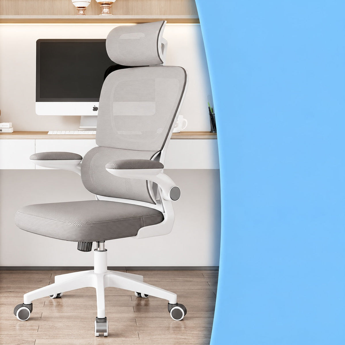 JY 00 Mesh Gaming Chair for Home Office Study Desk and Long Sitting Sessions for Daily Home Use
