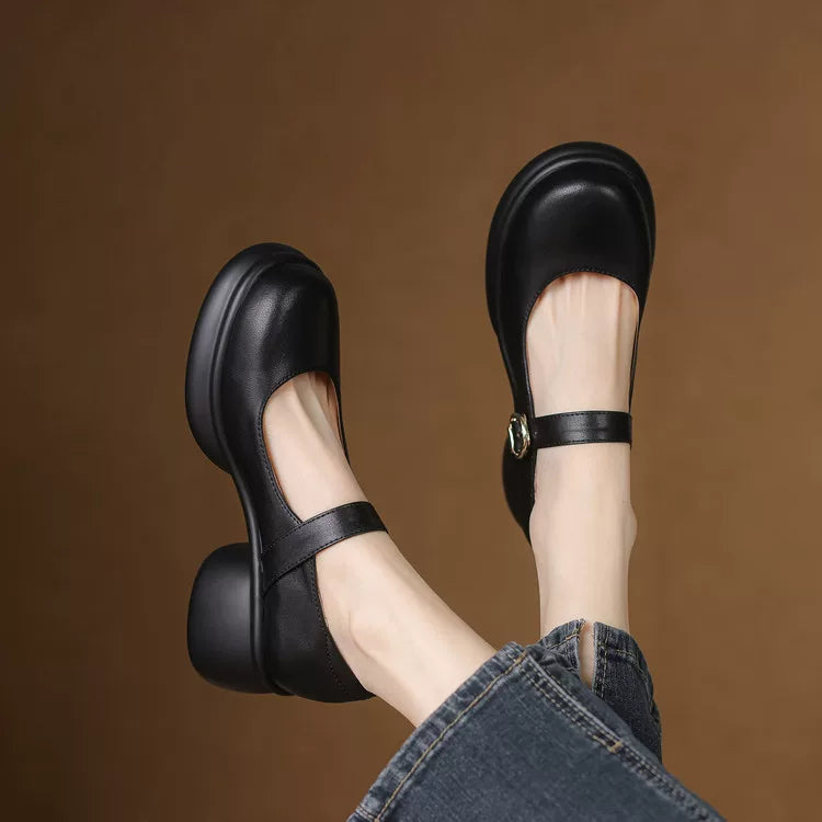 Women's Spring Summer Cloud-Cushion Chunky Sole Closed Toe Block Heel High Heel Sandals for Beach Vacation Everyday Wear Travel Office Date Night