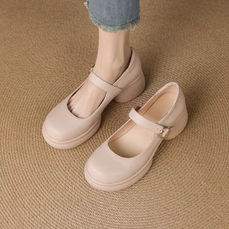 Women's Spring Summer Cloud-Cushion Chunky Sole Closed Toe Block Heel High Heel Sandals for Beach Vacation Everyday Wear Travel Office Date Night
