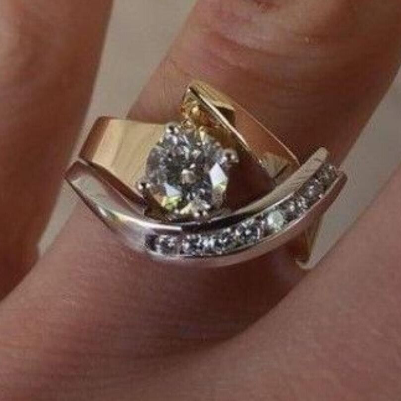 Cubic zirconia ring by Yoshan