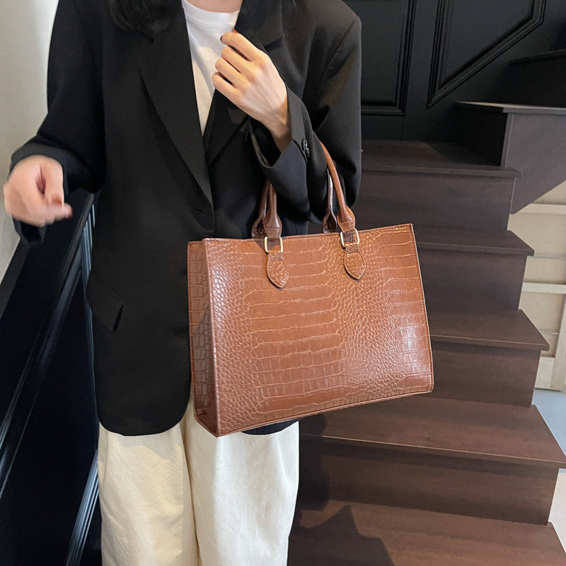 Women's Large-capacity Summer Casual Tote Bag Shoulder Crossbody Purse Versatile Work and Travel Office