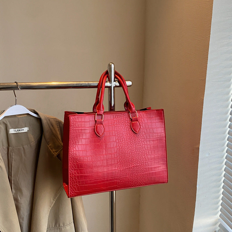Women's Large-capacity Summer Casual Tote Bag Shoulder Crossbody Purse Versatile Work and Travel Office