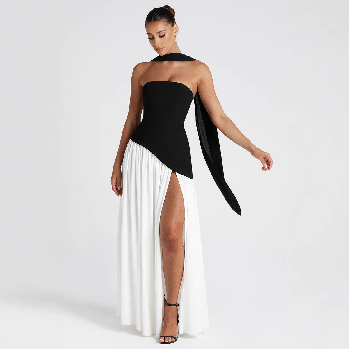 Women's Fall Winter Slim-Fit Bodycon Long Sleeve Dress Party Evening Outfit Day for Office Wedding Guest Date Night Business Casual Cocktail Party