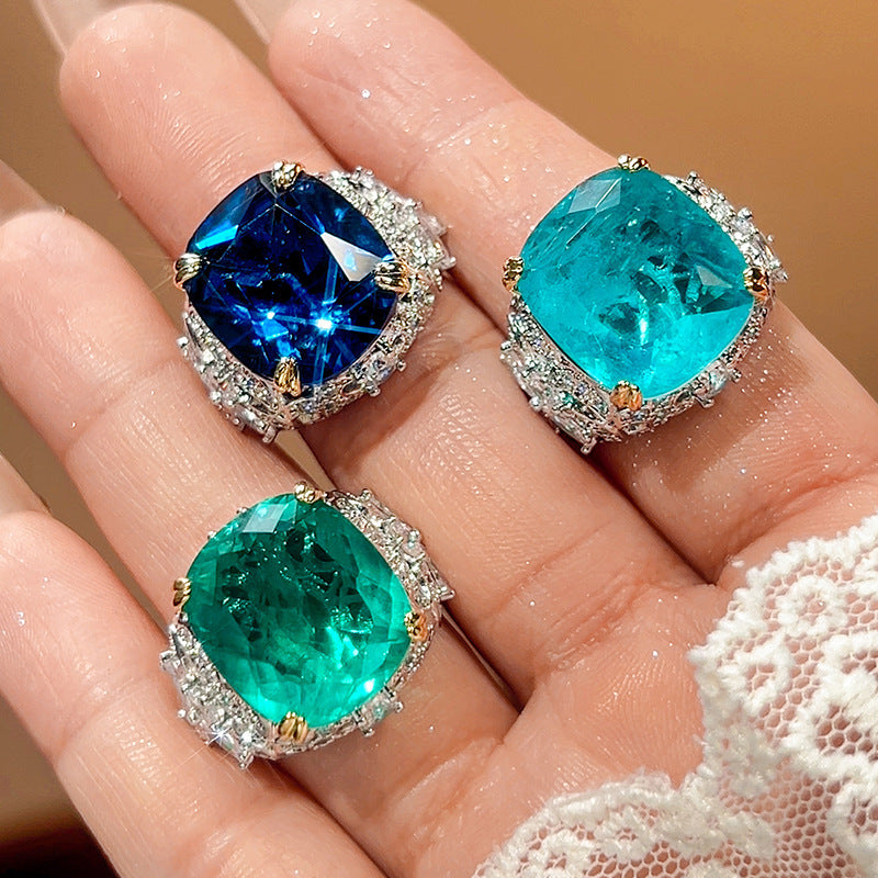 Cubic zirconia ring by Yoshan