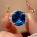Cubic zirconia ring by Yoshan, detail view 6