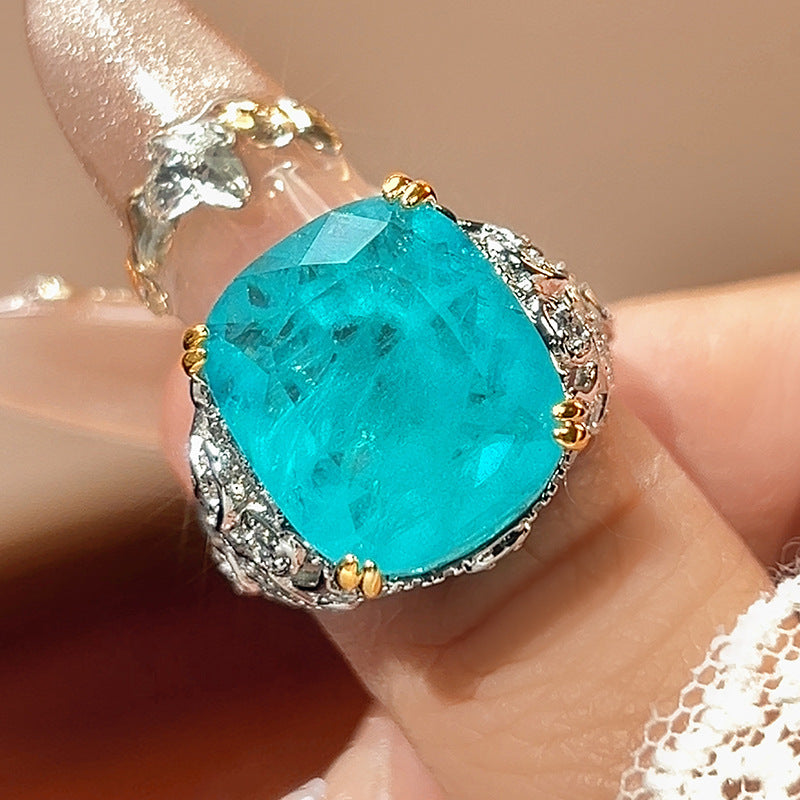 Cubic zirconia ring by Yoshan, detail view 4