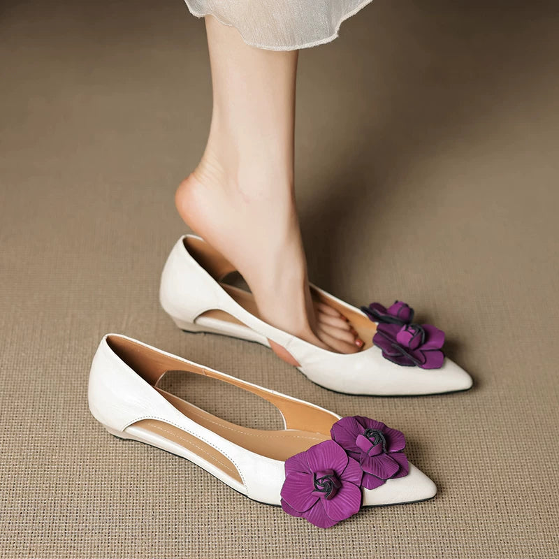 Breathable Mesh Pointed Toe French-inspired Pumps for Women