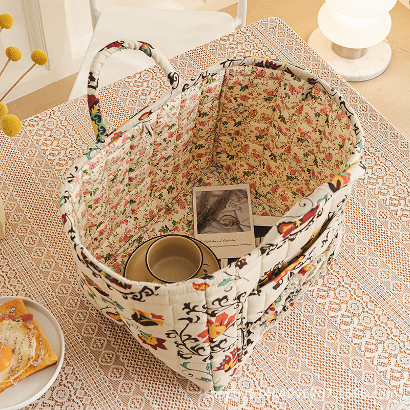 Large-capacity Storage Basket Woven Organizer Basket Bin Home Kitchen Entryway Seagrass