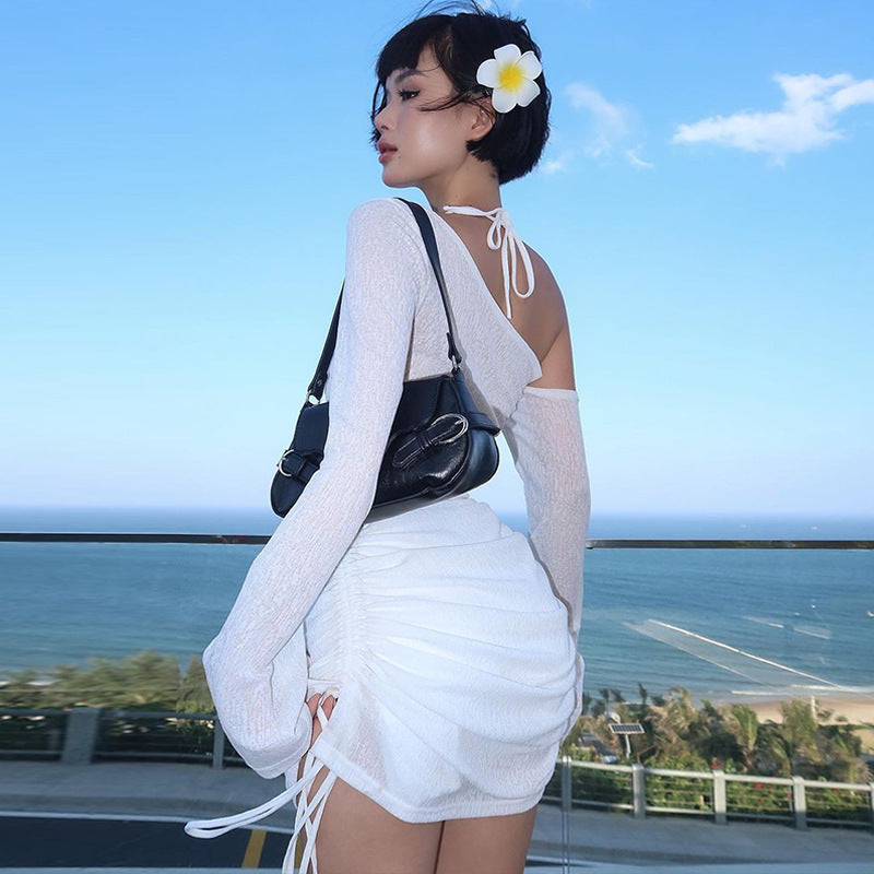 Women's Spring Summer Bodycon Cutout Beach Dress Party Evening Outfit Day for Office Wedding Guest Date Night Business Casual Summer Travel