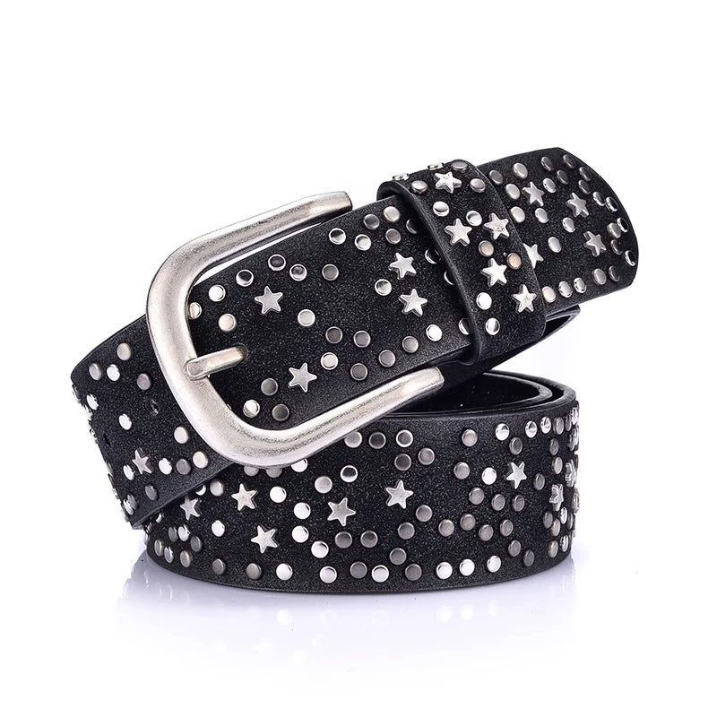 Women's Studded Jeans Belt Waist for Date Night Gift Party Everyday Wear Designer Office Vacation
