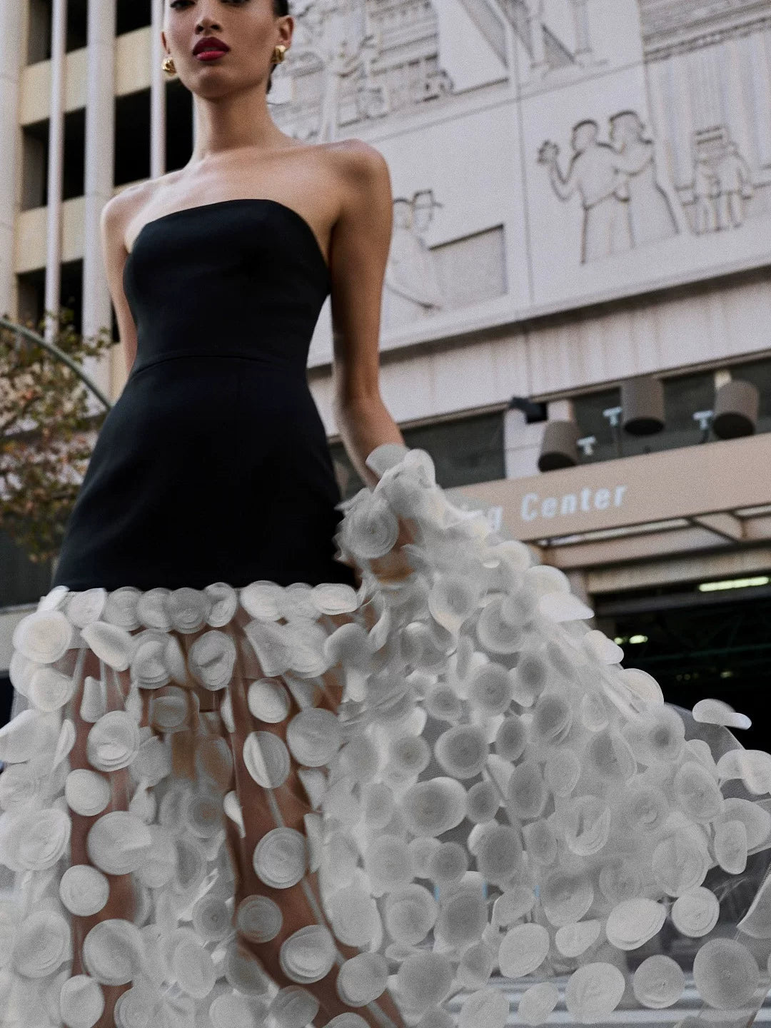 Women's Floral Color-block Evening Dress Formal Midi Dress Party Dress Formal Party Wedding Guest Dress