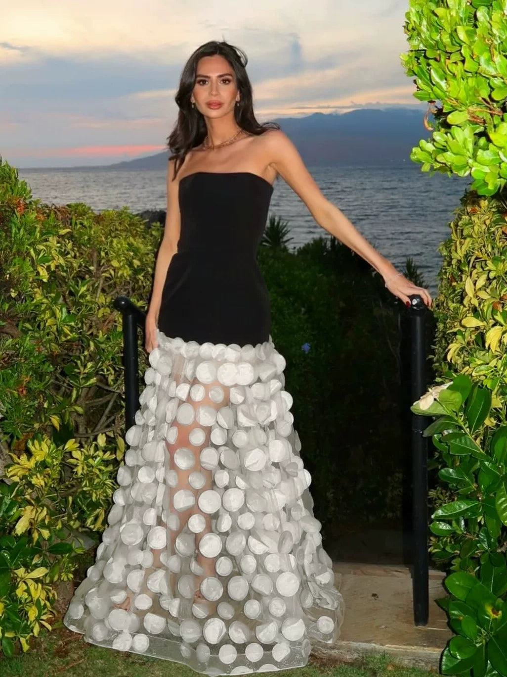 Women's Floral Color-block Evening Dress Formal Midi Dress Party Dress Formal Party Wedding Guest Dress