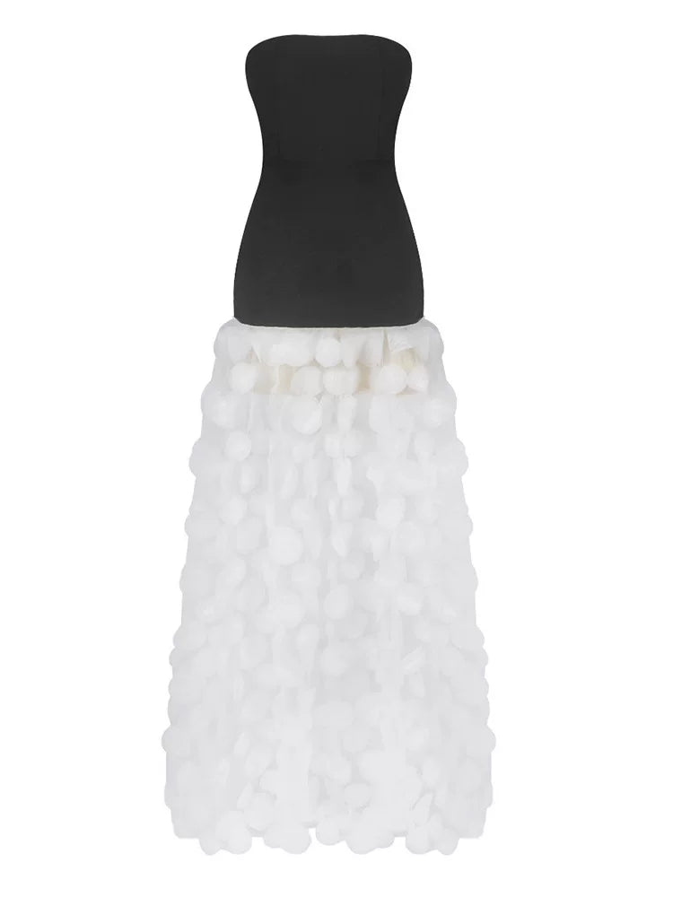 Women's Floral Color-block Evening Dress Formal Midi Dress Party Dress Formal Party Wedding Guest Dress