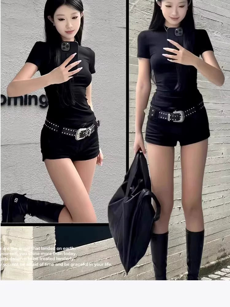 Women's Y2k Streetwear American-style Embossed Studded Dress Belt Retro Everyday Jeans for Date Night Gift Party Designer Office Vacation