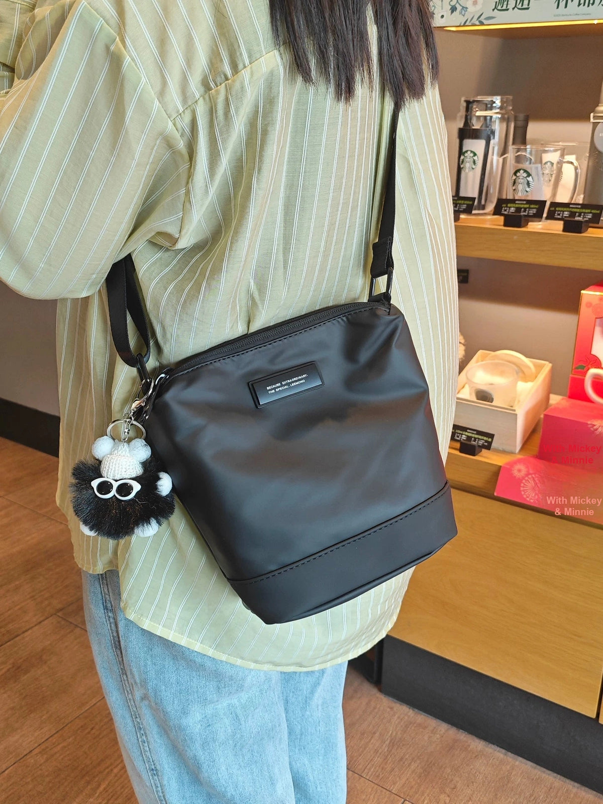 Women's Soft Casual Bucket Bag Drawstring Shoulder Purse Work Travel Everyday Purse