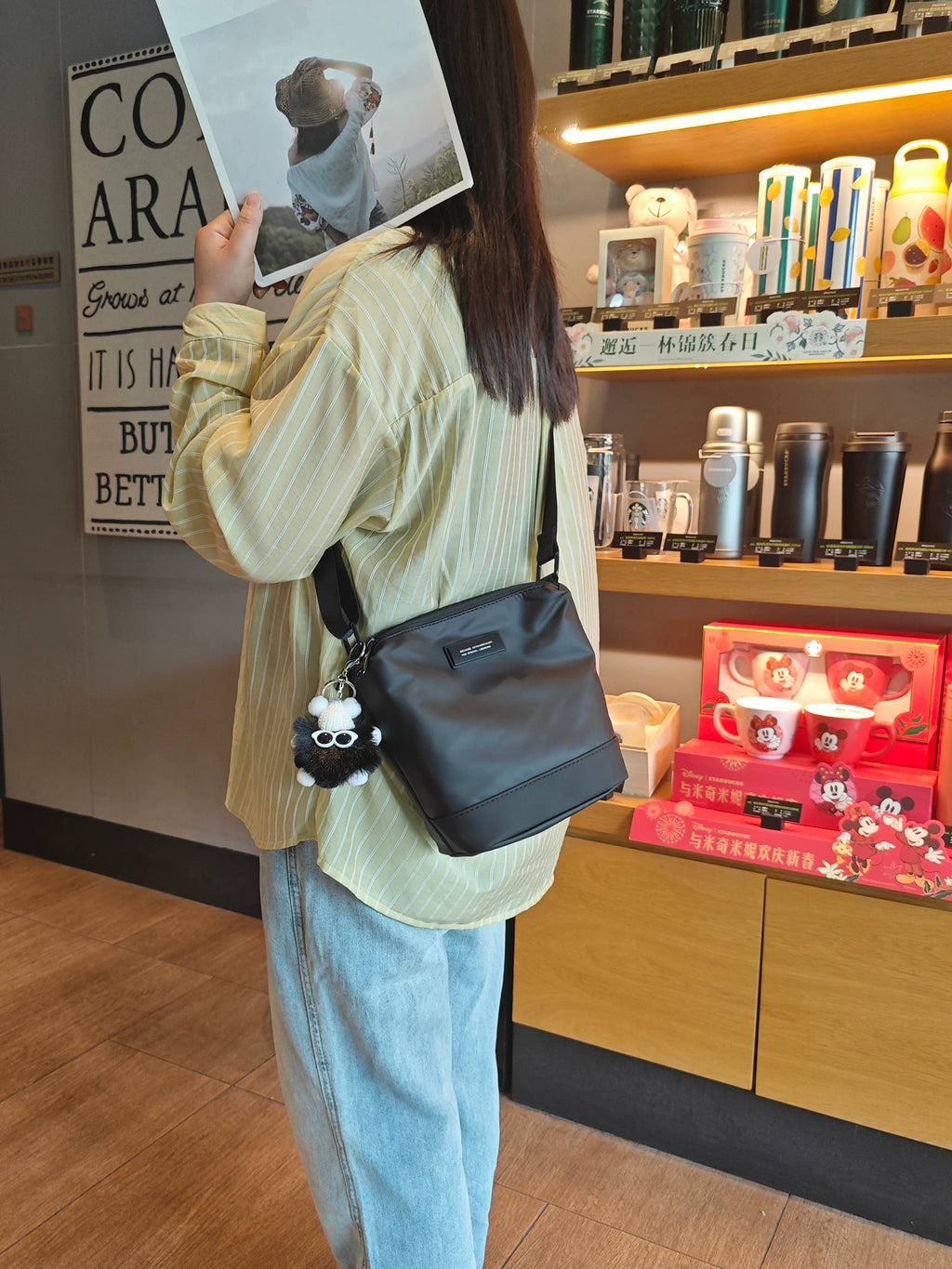 Women's Soft Casual Bucket Bag Drawstring Shoulder Purse Work Travel Everyday Purse