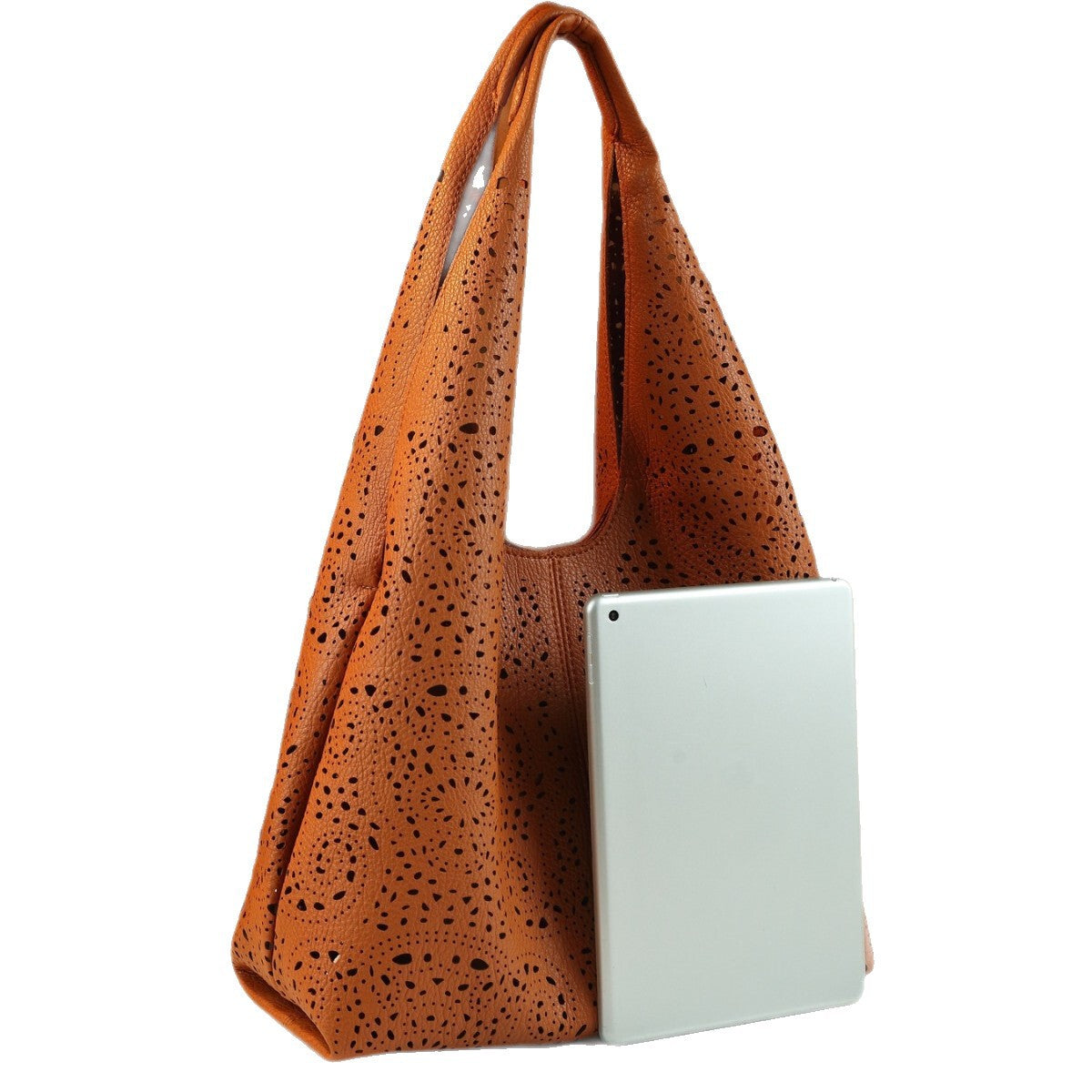 Women's Large-Capacity Commuter Office Cutout Workwear Beach Tote Bag Shoulder Crossbody Purse Work and Travel