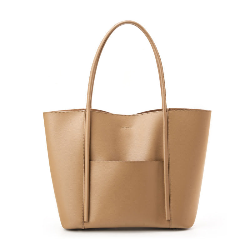 Women's Large-capacity Commute Office Leather Workwear Tote Bag Shoulder Crossbody Purse Premium Work and Travel